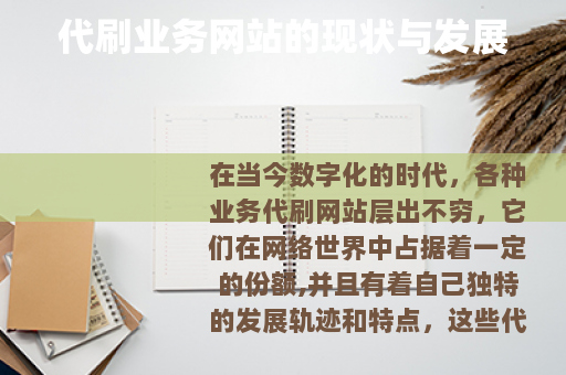 代刷业务网站的现状与发展