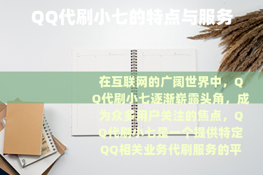 QQ代刷小七的特点与服务