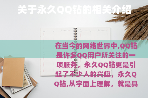 关于永久QQ钻的相关介绍