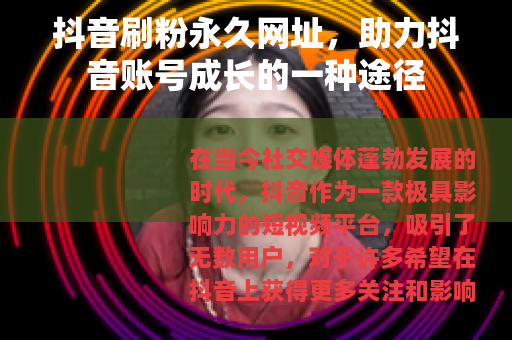 抖音刷粉永久网址，助力抖音账号成长的一种途径