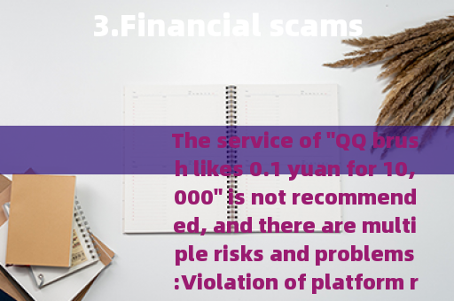 3.Financial scams
