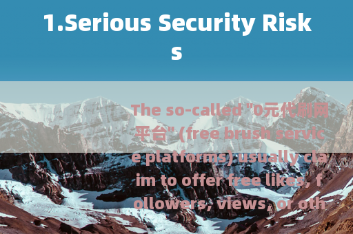 1.Serious Security Risks