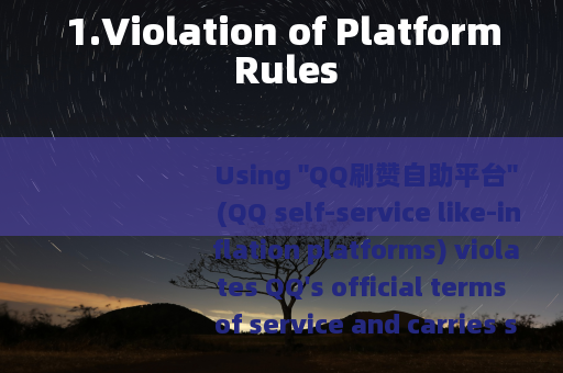 1.Violation of Platform Rules