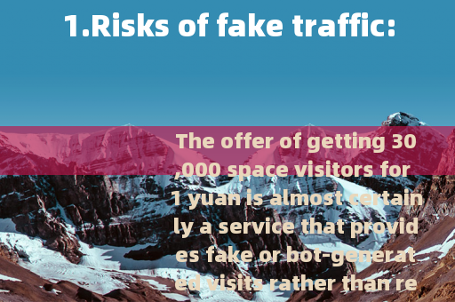 1.Risks of fake traffic: