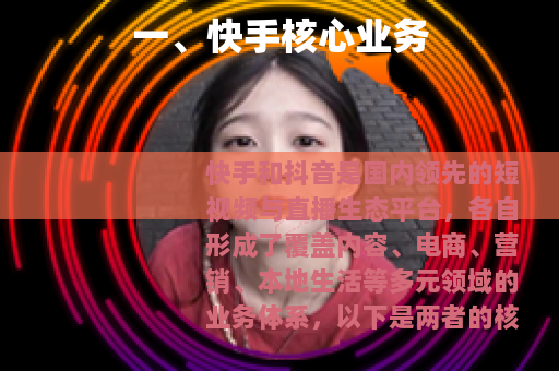 一、快手核心业务