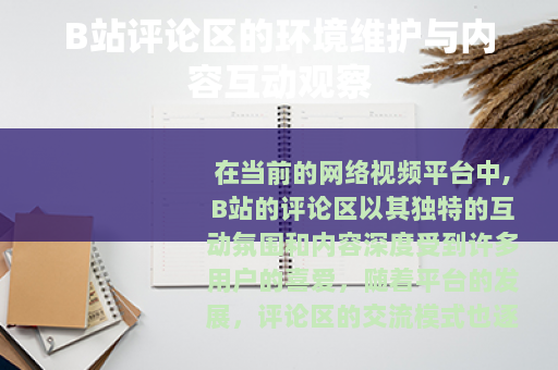 B站评论区的环境维护与内容互动观察