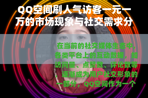 QQ空间刷人气访客一元一万的市场现象与社交需求分析